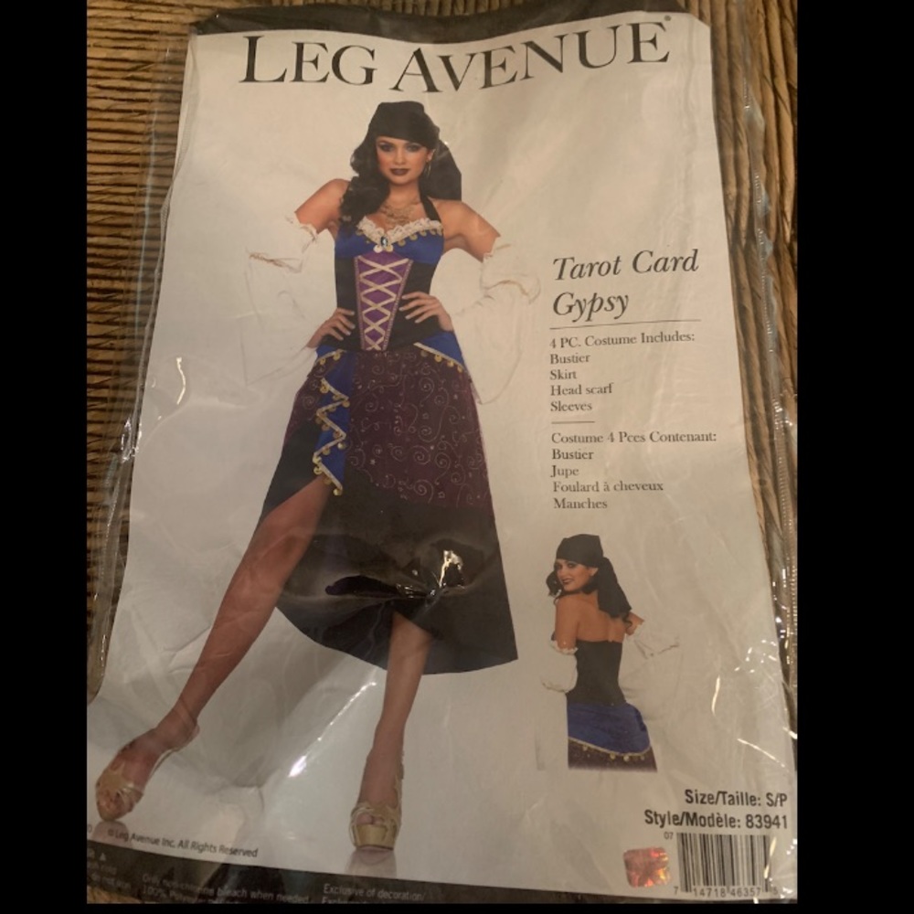 Leg Avenue Tarot Card Gypsy costume-Size Small